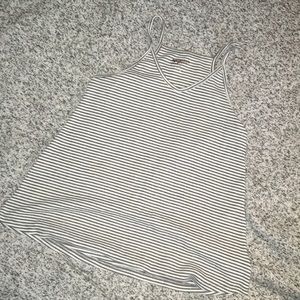 arizona striped grey white tank